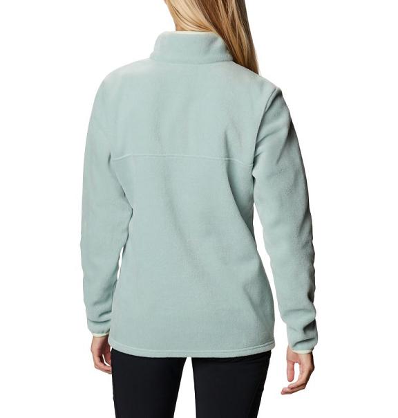 Columbia Benton Springs Hoodies Green Light Yellow For Women's NZ79542 New Zealand